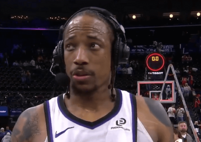 国王力克快船 德罗赞谈团队协作与年轻球员成长